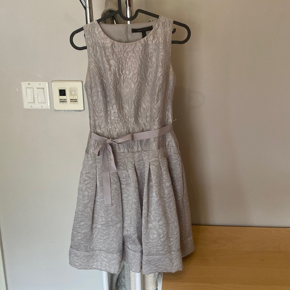 Fancy grey BCBG dress